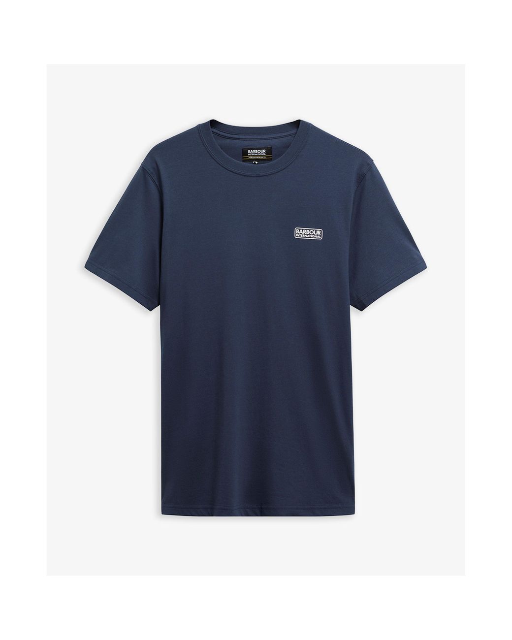 Barbour Blue Small Logo T-Shirt for men