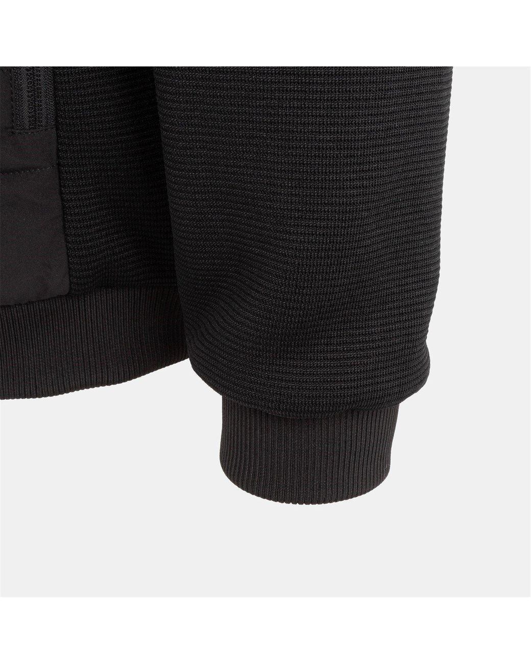 Dunlop Black Hybrid Baffle Work Long Sleeve Full Zip Softshell Jacket for men
