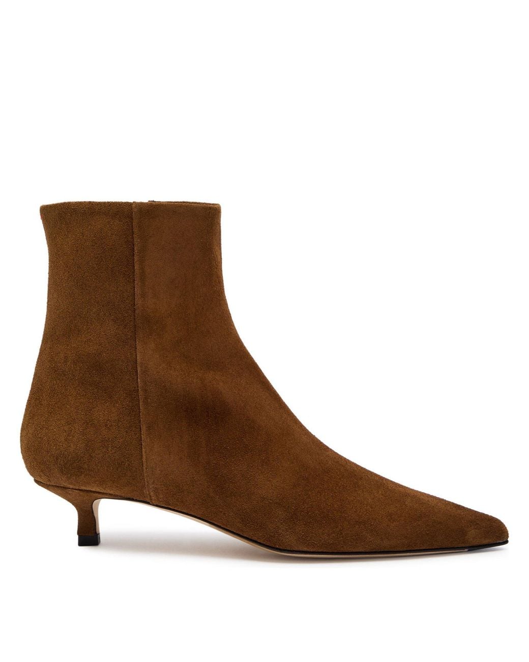 Aeyde Brown Sofie Cow Suede Leather Tobacc