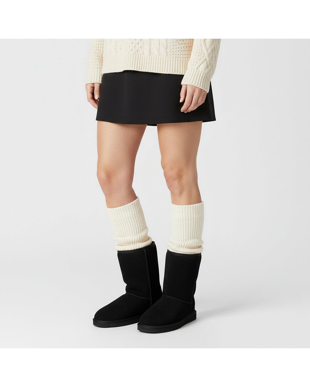 Jack Wills Black High Snug Boots
