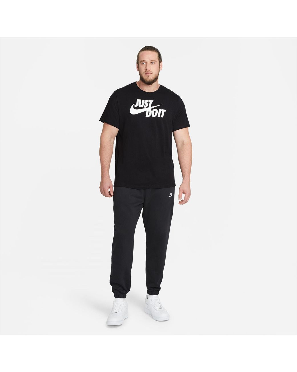 Nike Black Sportswear Club T-Shirt for men