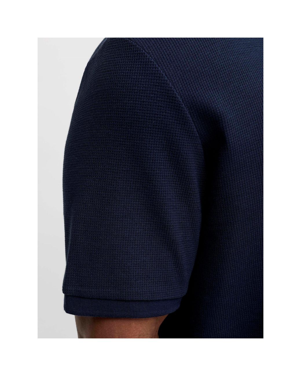 Jack & Jones Blue Austin Short Sleeve Polo Shirt for men