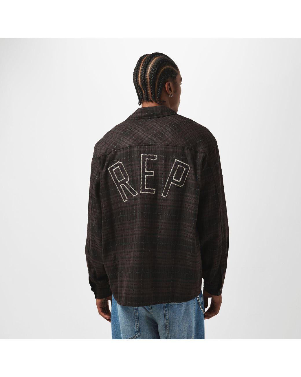 Represent Black Overshirt for men