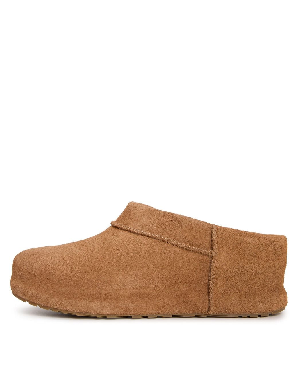 Ugg Brown Enwrap Suede Mule Slippers