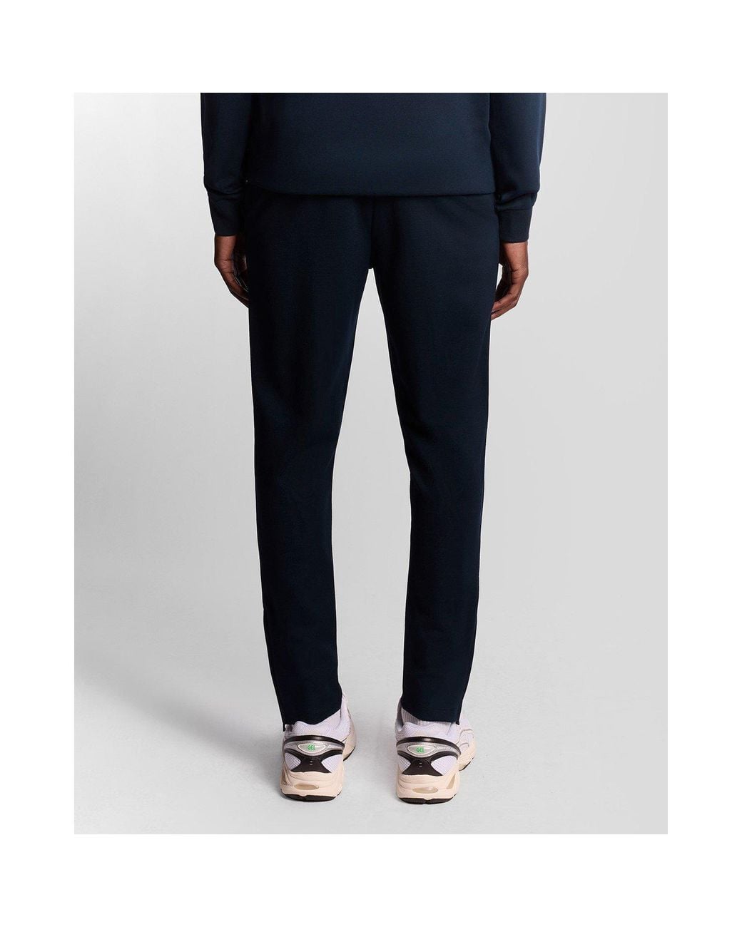 Lyle & Scott Blue Closed Hem Fleece Joggers for men