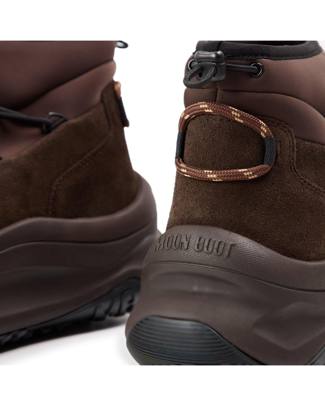 Moon Boot Brown Moon247 Slip On Snow Boots for men