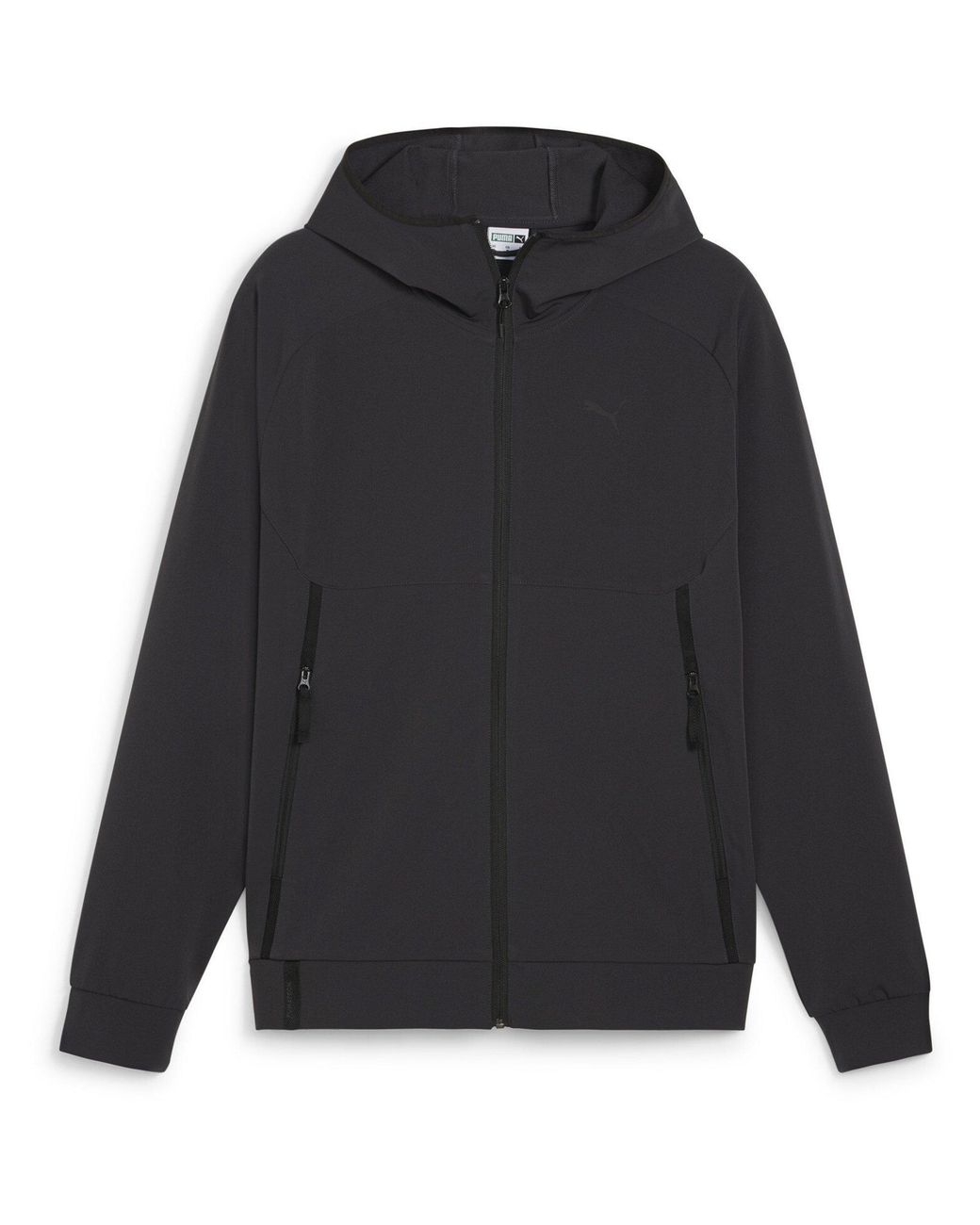 PUMA Black Tech Woven Tracksuit for men