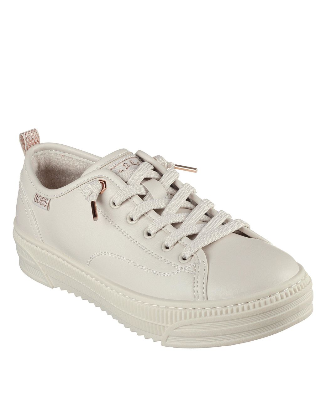 Skechers White Low-Top Trainers