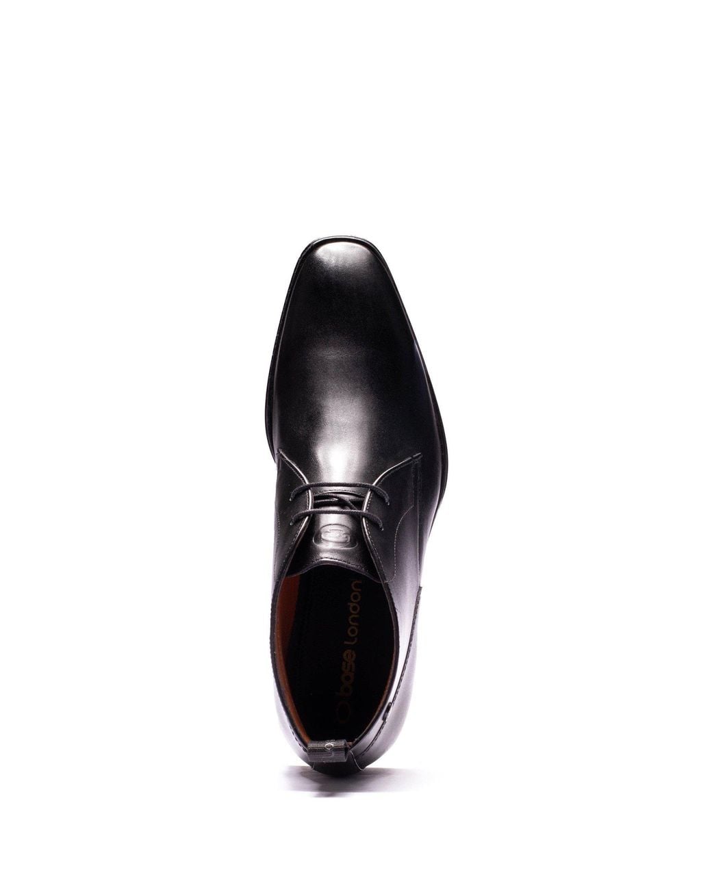 Base London Blue Archer Leather Chukka Boots for men