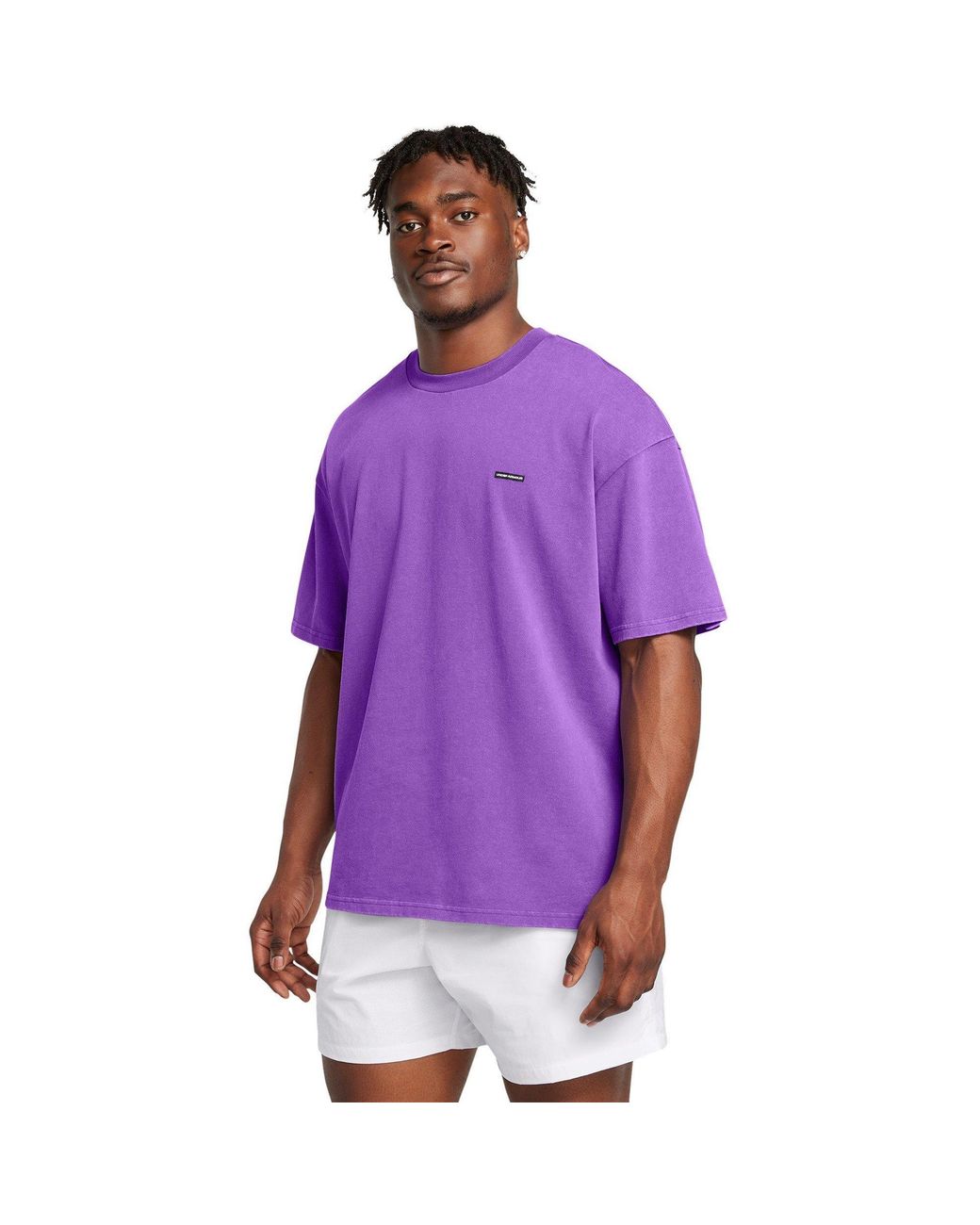 Under Armour Purple Regular Fit Short Sleeve T-Shirt for men