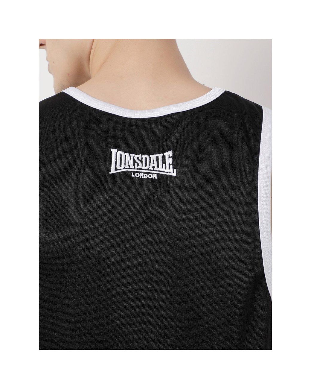 Lonsdale Black Boxing Vest for men