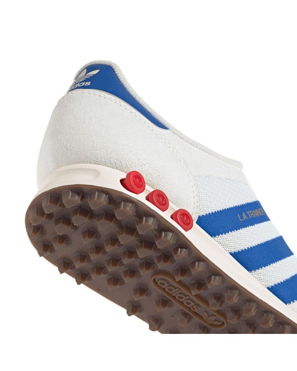 Adidas Originals Blue La Leather Low-Top Trainers for men