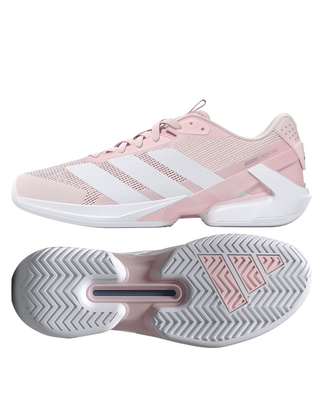 Adidas Pink Adizero Ubersonic Tennis Shoes for men