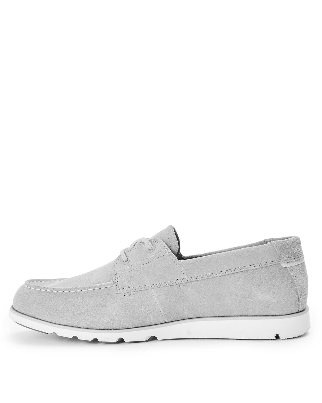 Timberland White Grafton Bay Lace Up Dark Boat Shoes for men
