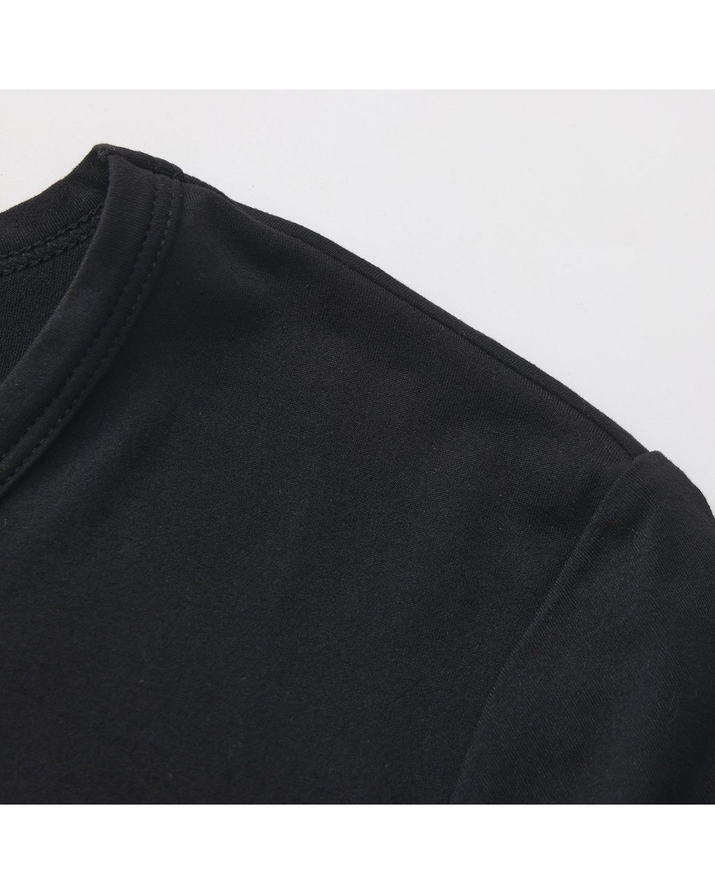 La Gear Black Essential Pleat-Back T-Shirt