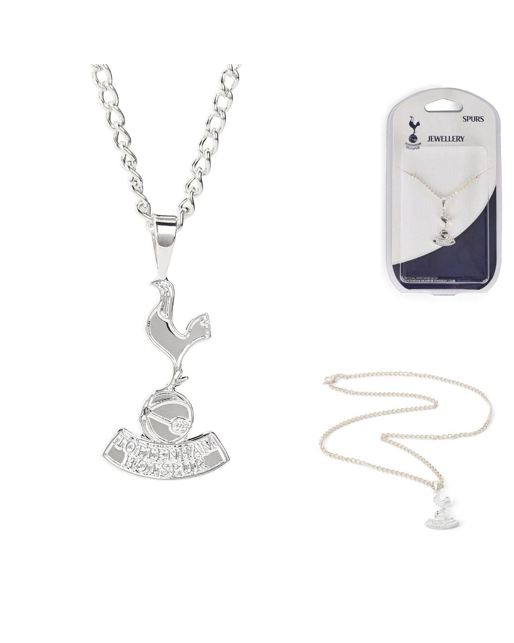 Team White Officially Licensed Plated Pendant And Chain
