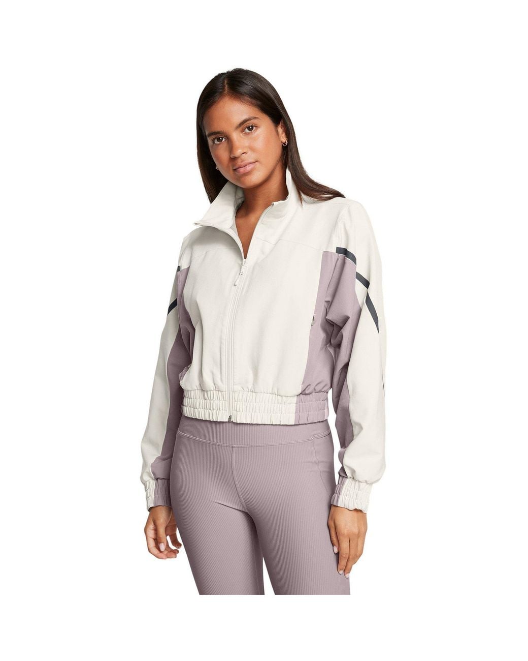Under Armour Blue Unstoppable Cropped Tracksuit Top
