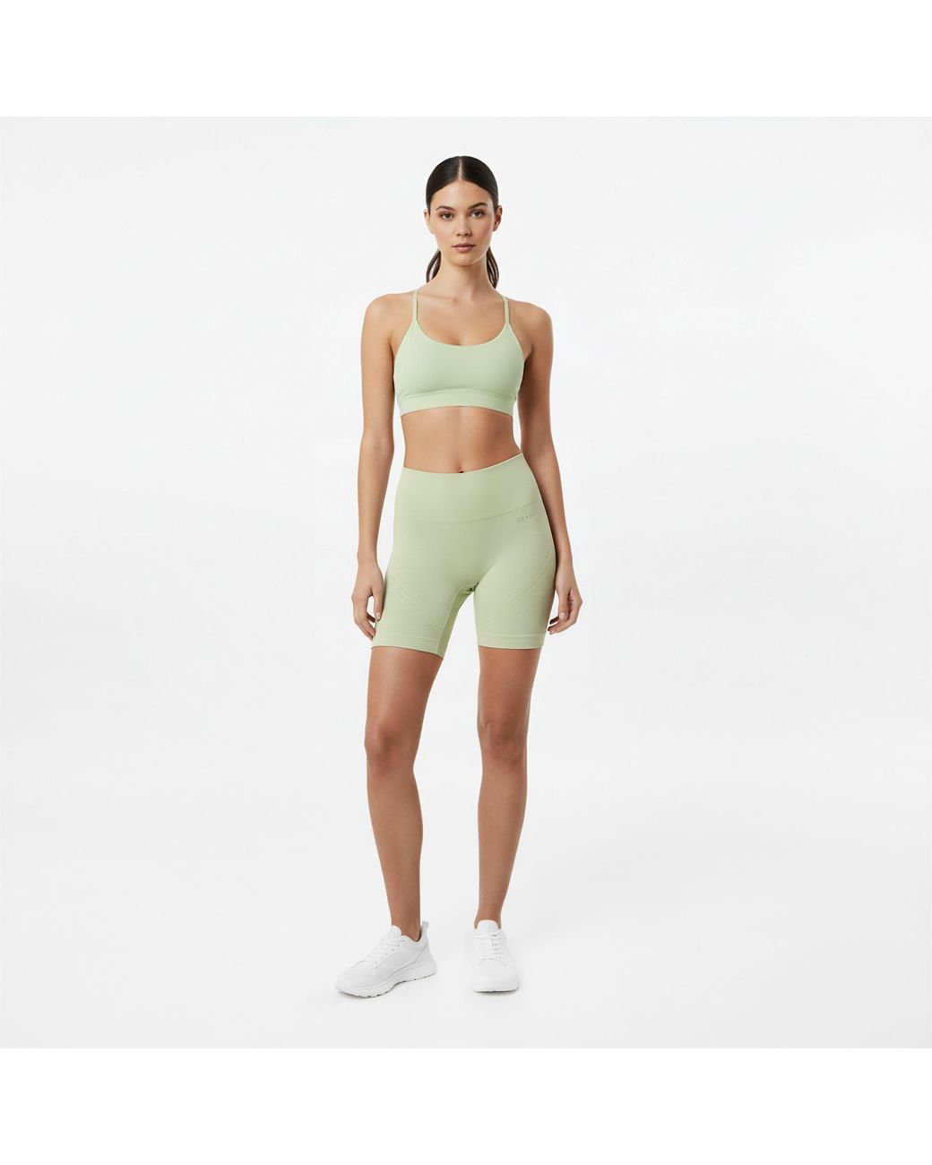 Usa Pro Green Seamless 3 Inch Shorts