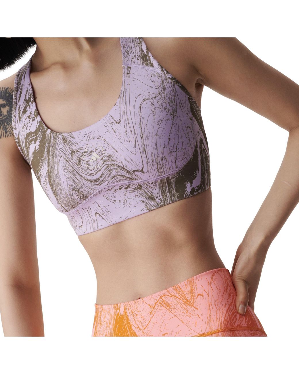 Adidas Gray Medium Impact Sports Bra
