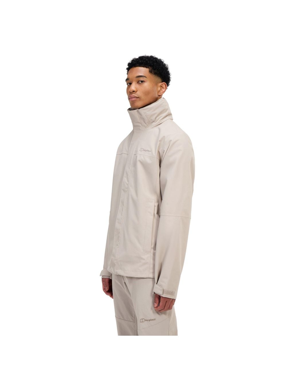 Berghaus White Rg Alpha 2.0 Rain Jacket for men