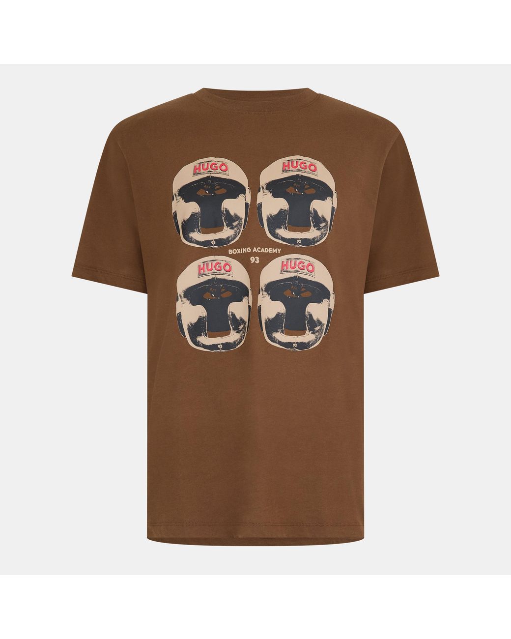 HUGO Brown 'S Cotton T-Shirt for men