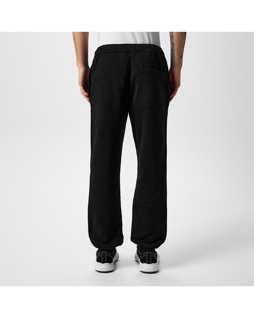 Maharishi Black Tapered Jogging Bottoms for men