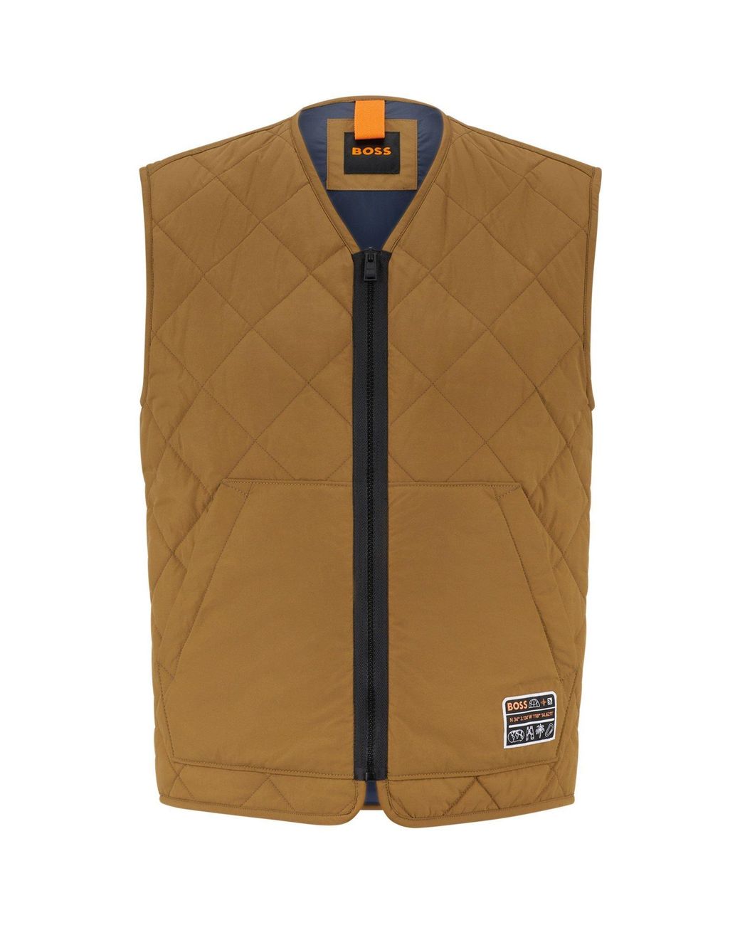 Boss Natural Okella Sleeveless Gilet for men