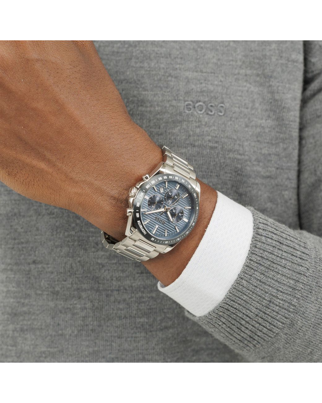 Boss Blue Strike Chronograph Watch for men