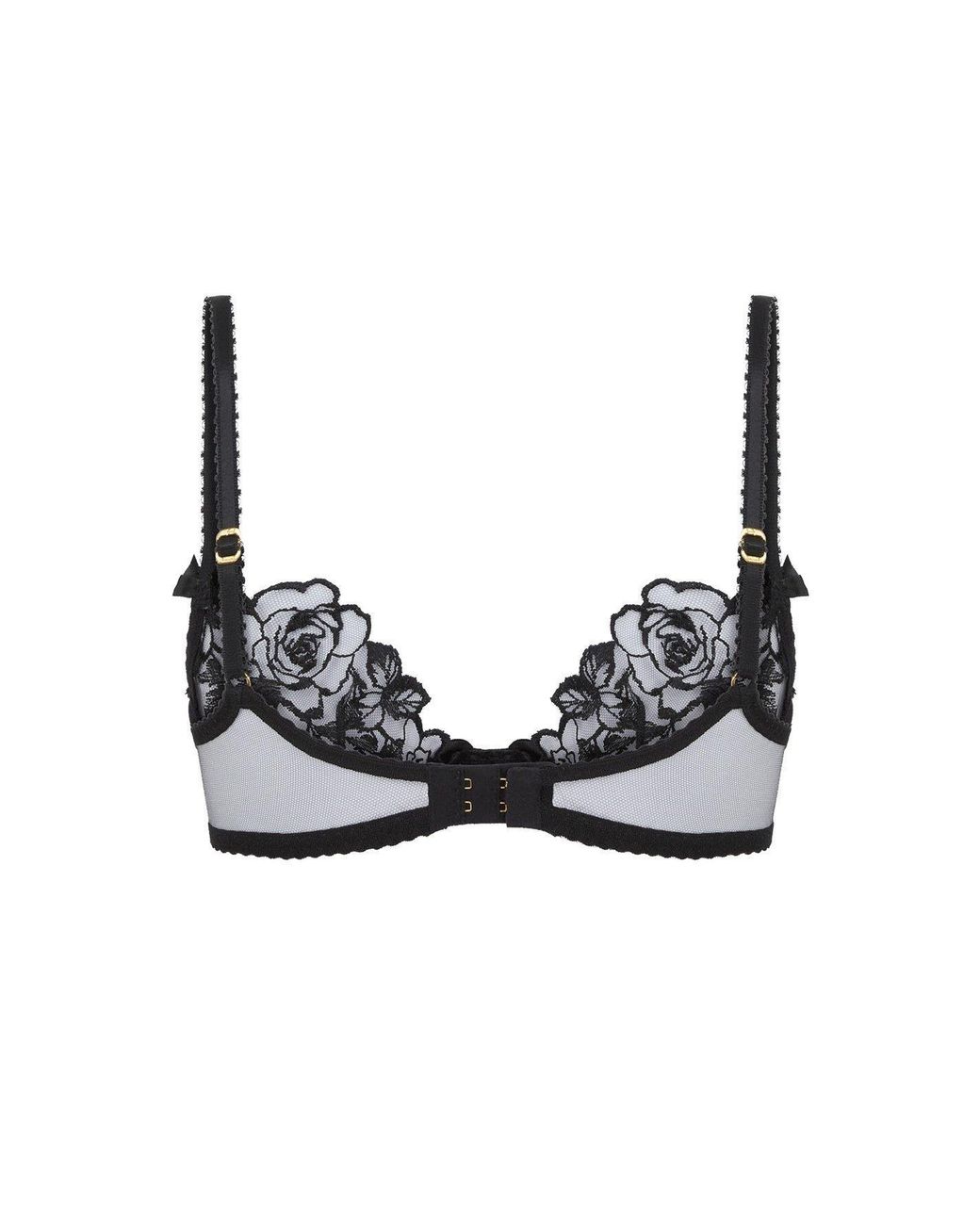 Agent Provocateur Black Callypso Plunge Underwired Bra