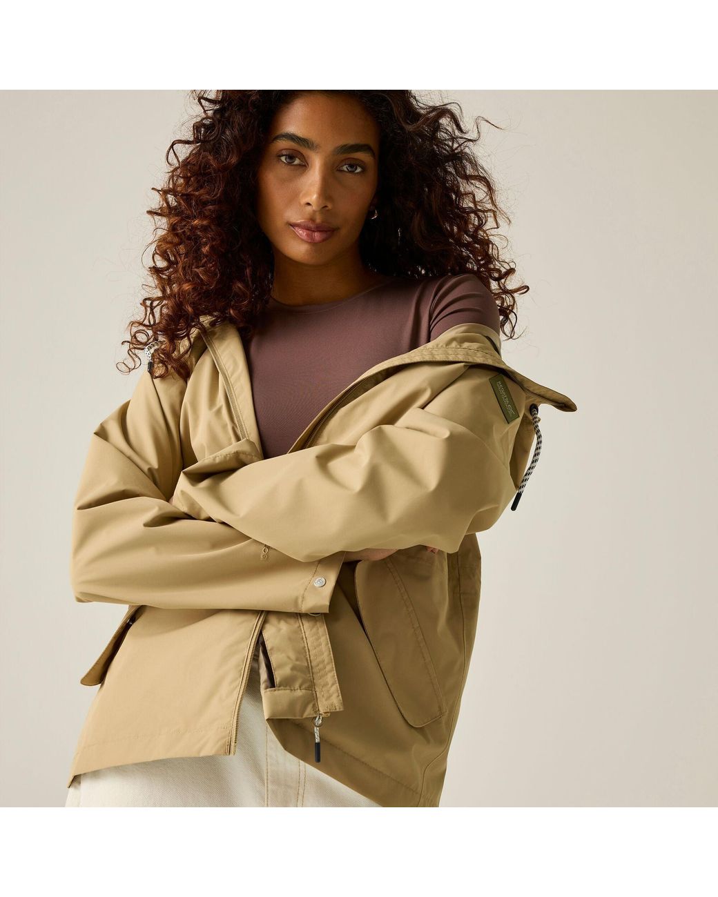 Regatta Brown Bayletta Waterproof Jacket