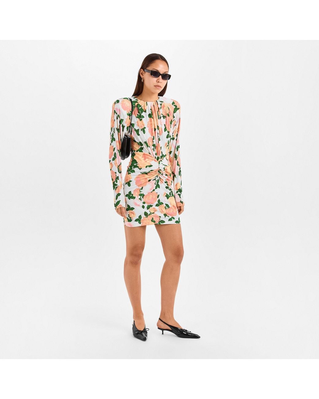 Stella McCartney Green Crepe Mini Dress