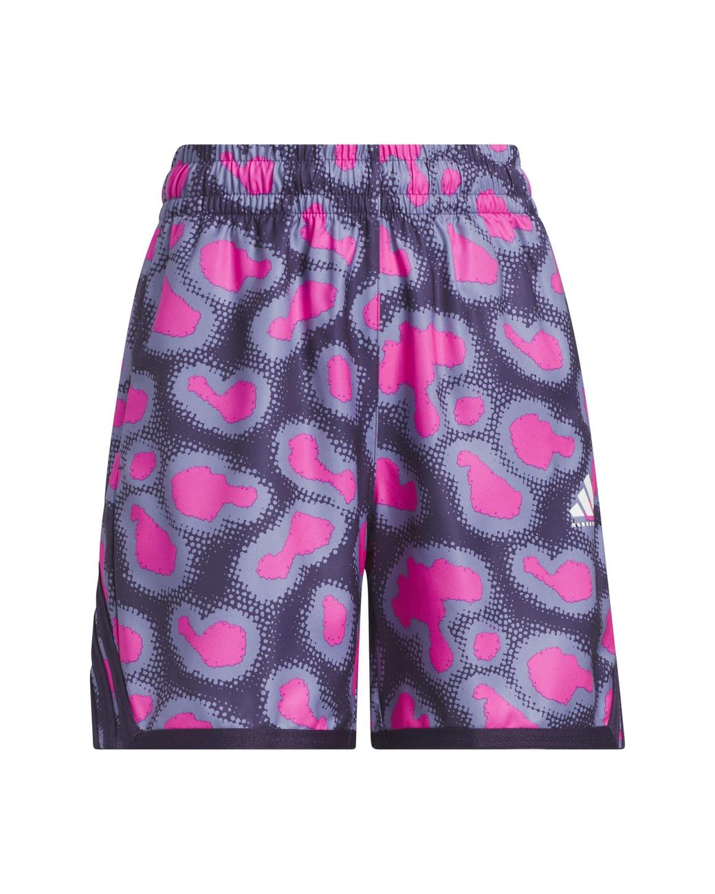 Adidas Purple Crazy Lite All-Over Print Basketball Shorts for men