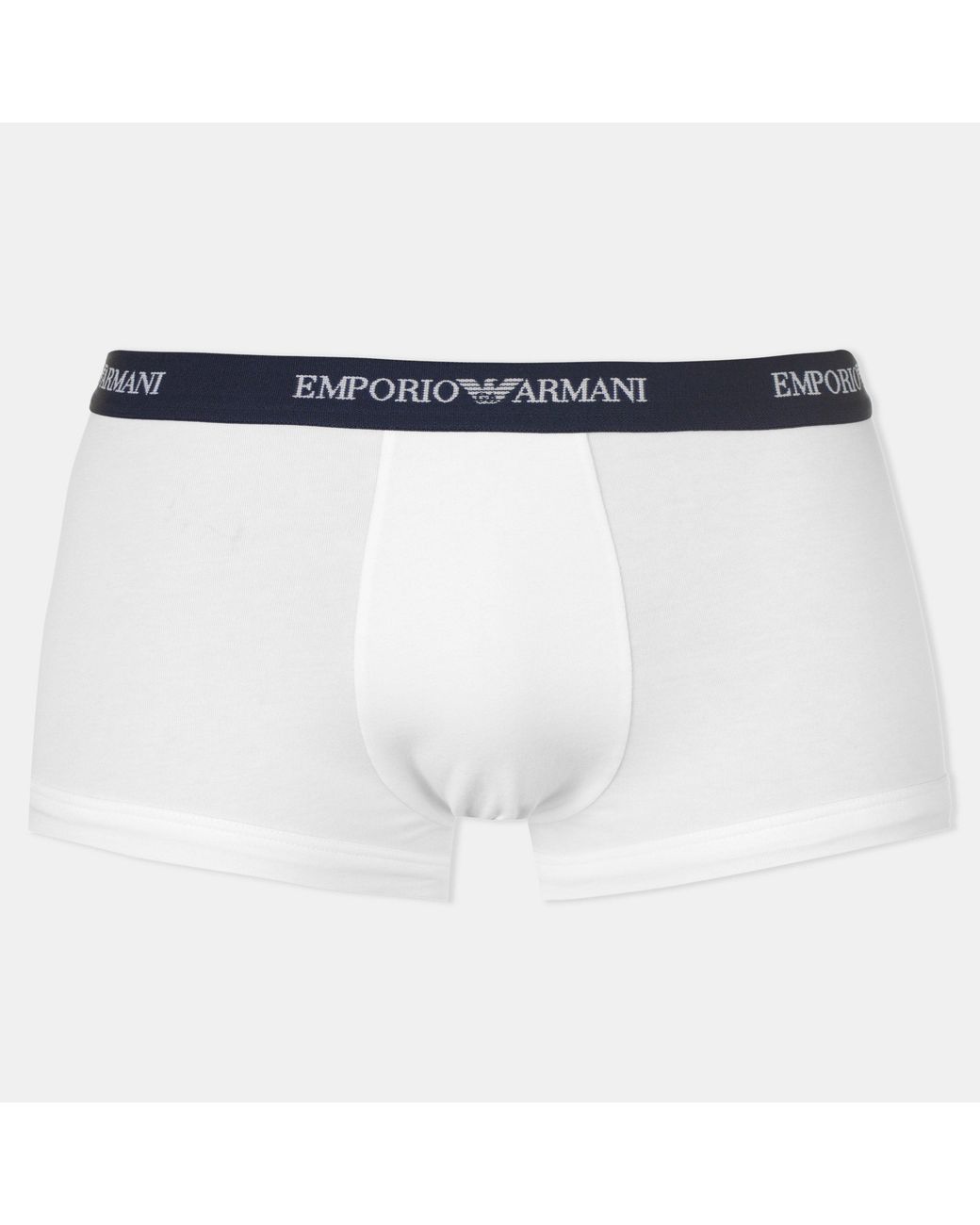 Emporio Armani White Core 3 Pack Boxer Shorts for men