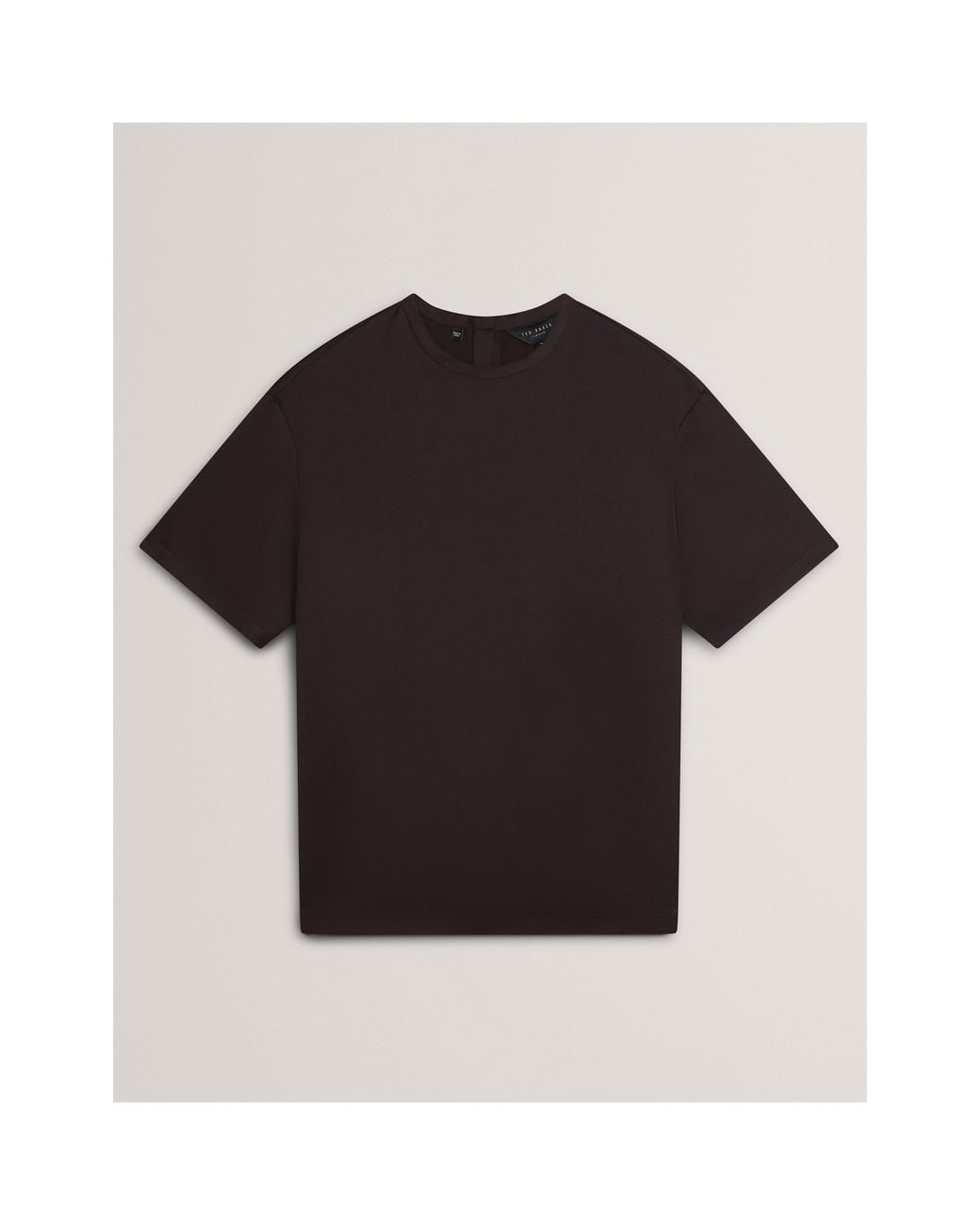 Ted Baker Black Ted Satin Ss Tee Ld71