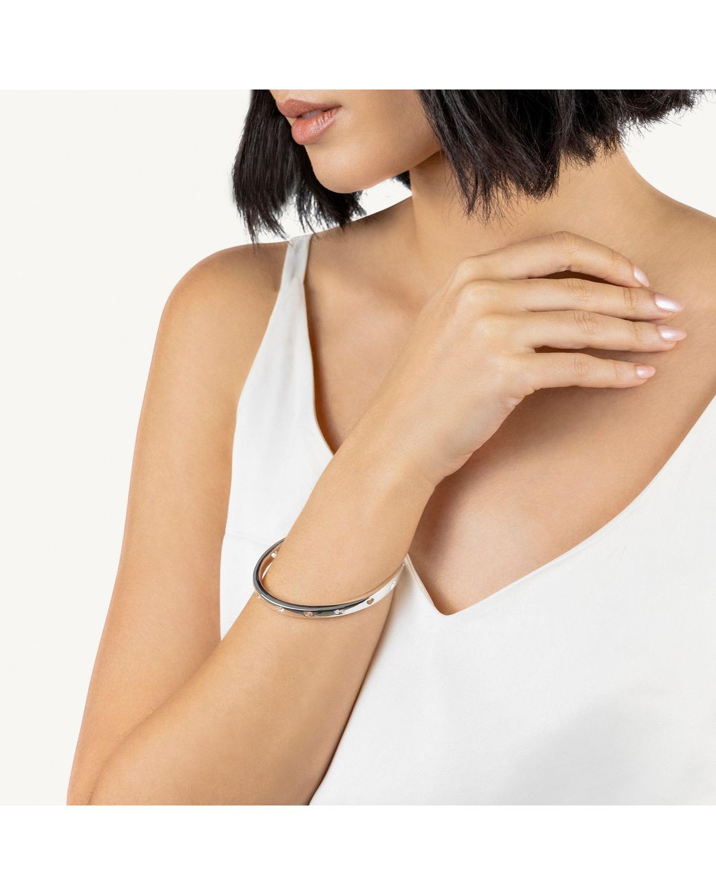 Radley Metallic Plated Heart & Dog Bangle