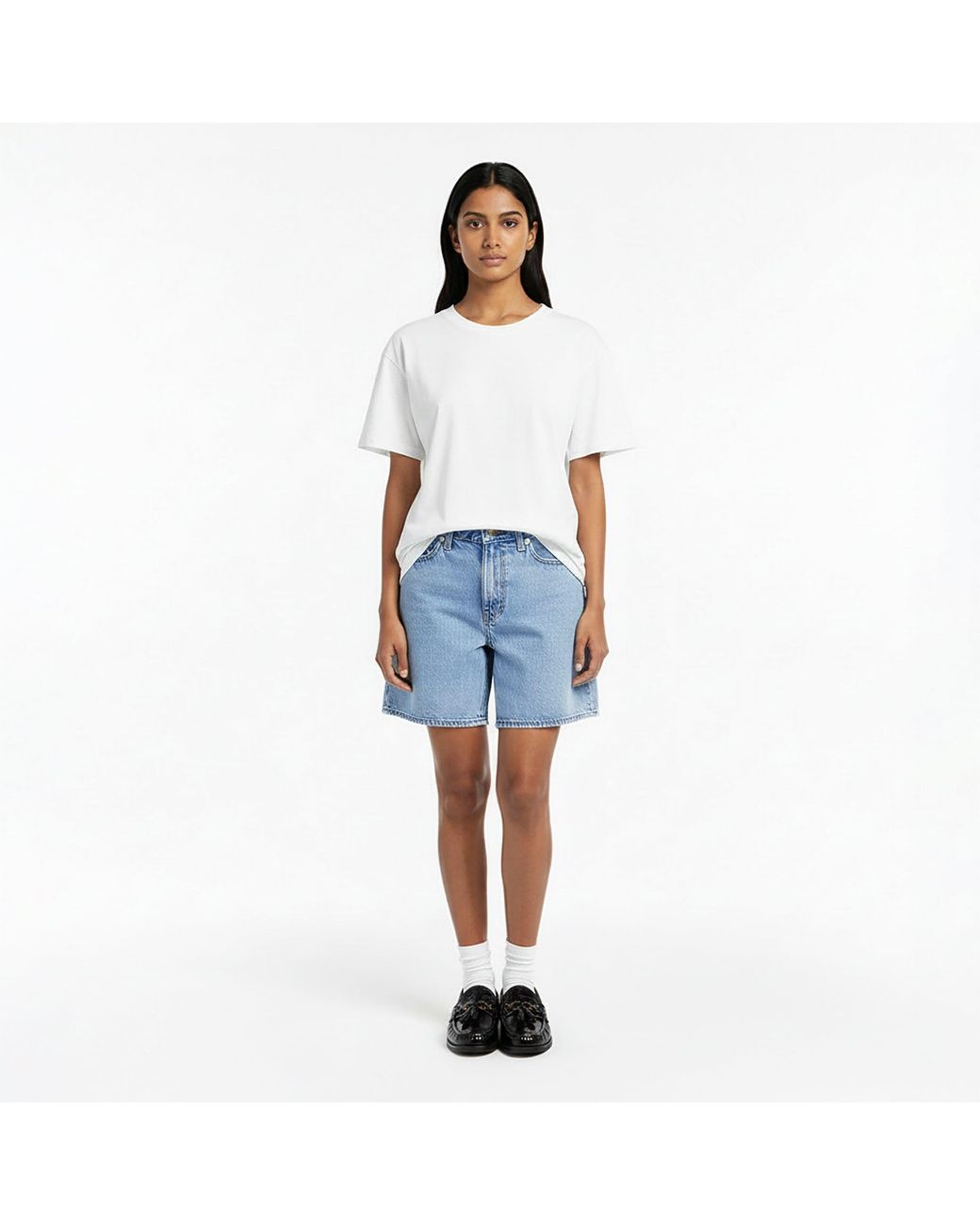 Calvin Klein Black Denim Shorts for men