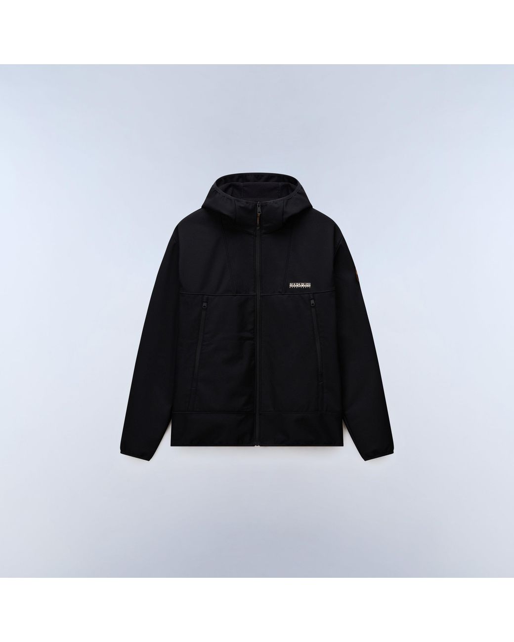 Napapijri Black Napa Biois Zip Ventilation Rain Anorak for men