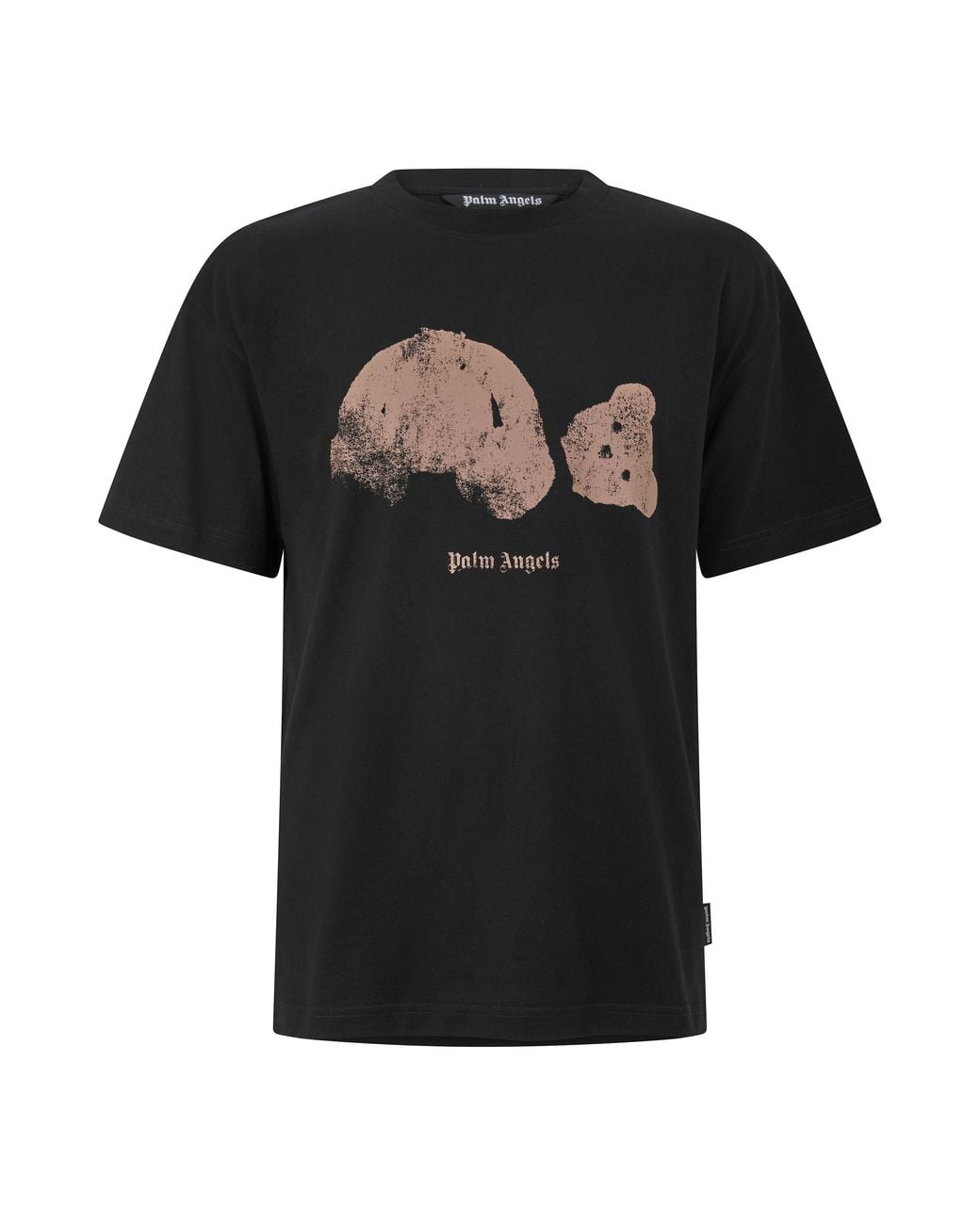 Palm Angels Black Kill Bear T-Shirt for men