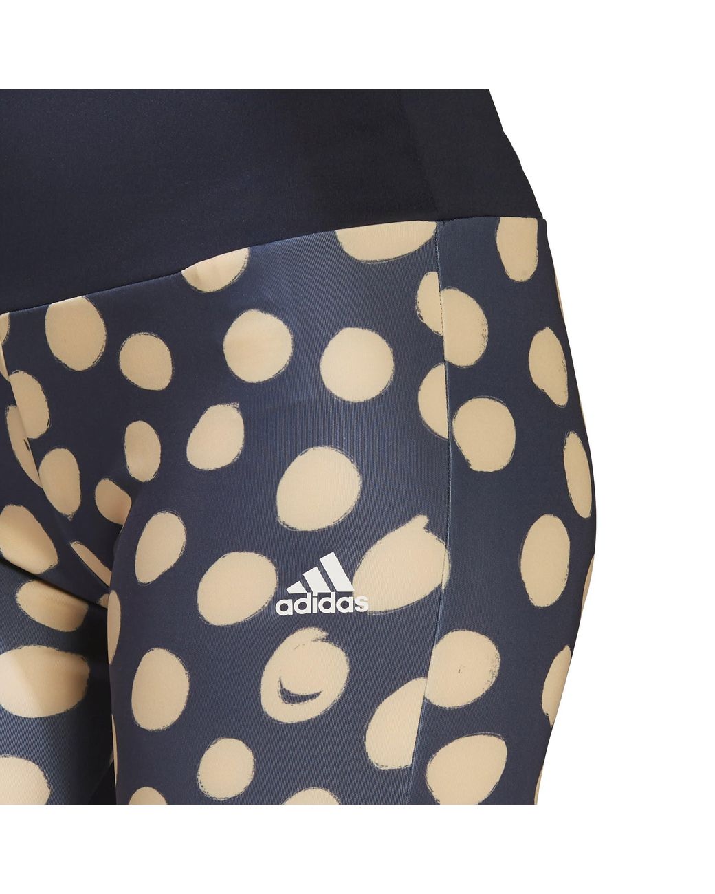 Adidas Blue Farm Print Bike Shorts