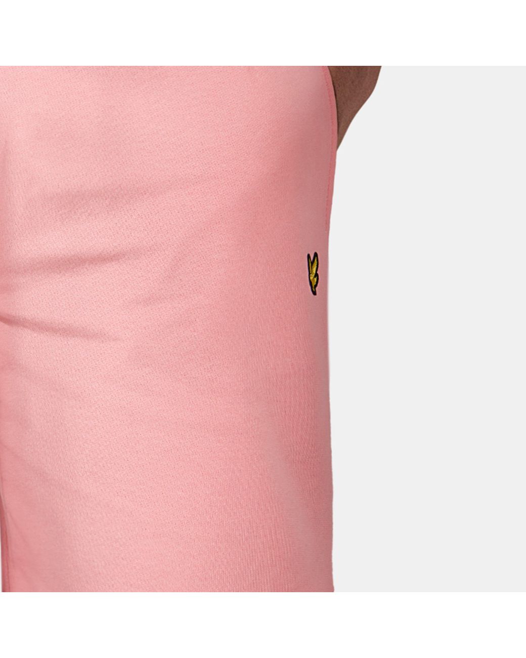 Lyle & Scott Pink Fleece Shorts for men