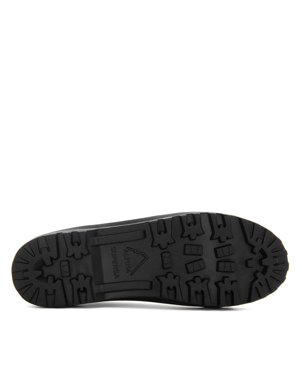Superga Black Alpina Canvas High-Top Trainers