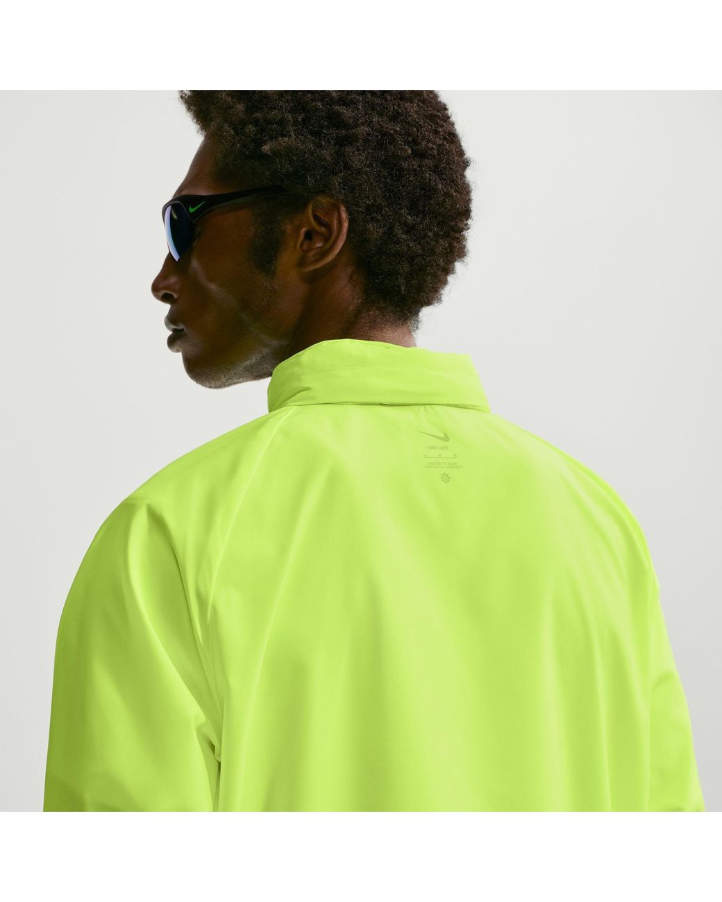 Nike Green Miler Repel Running Jacket for men