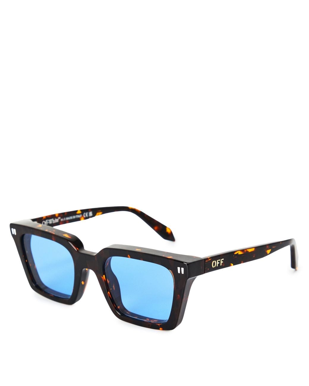 Off-White c/o Virgil Abloh Blue Reno Rectangle Sunglasses for men