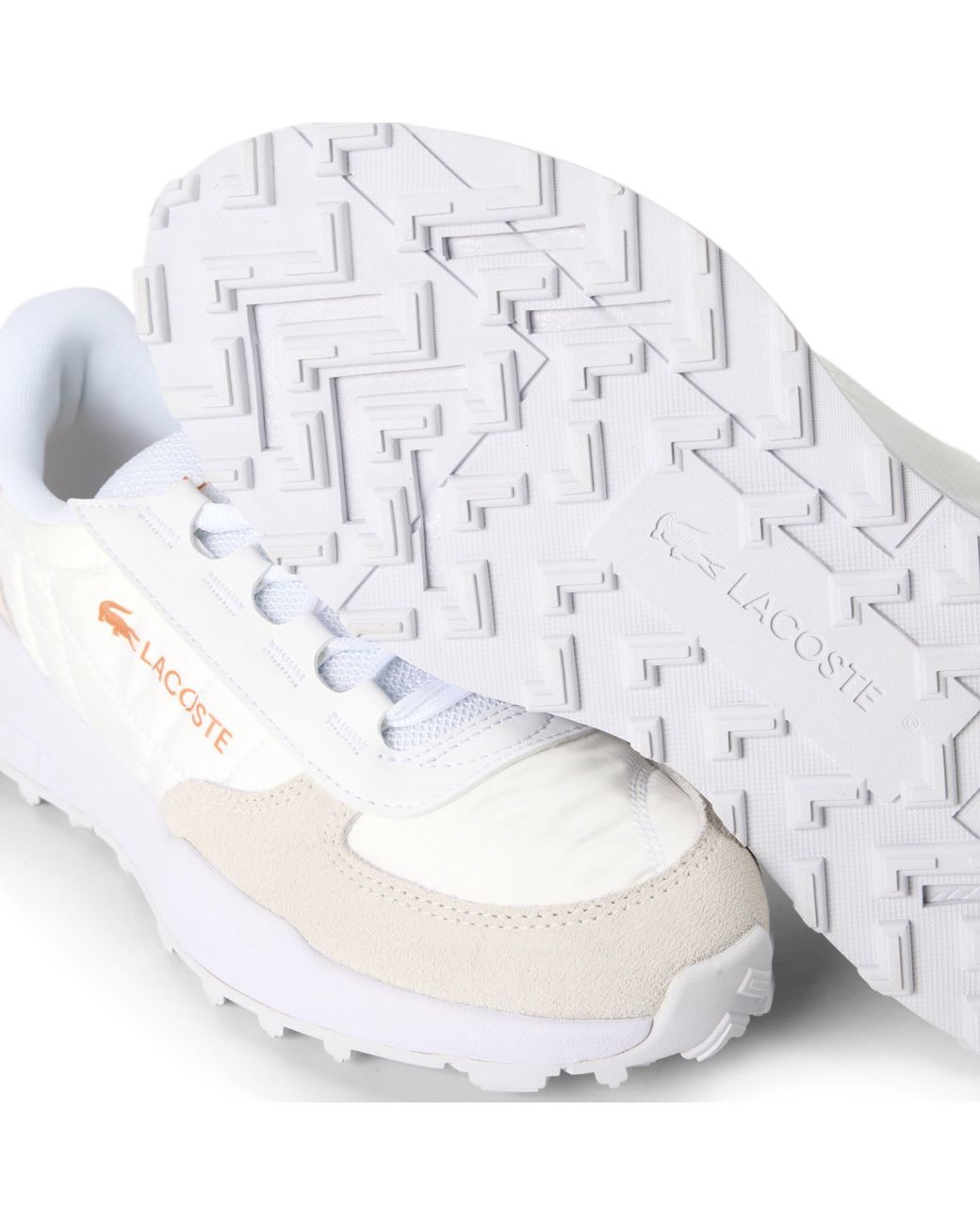 Lacoste White Elite Active Evo Low-Top Trainers