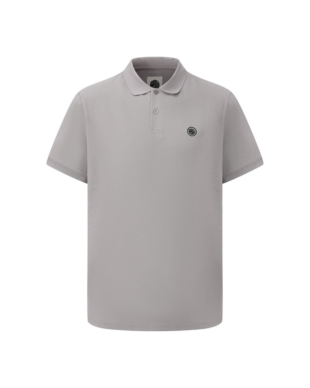 Pretty Green Gray Plain Polo for men