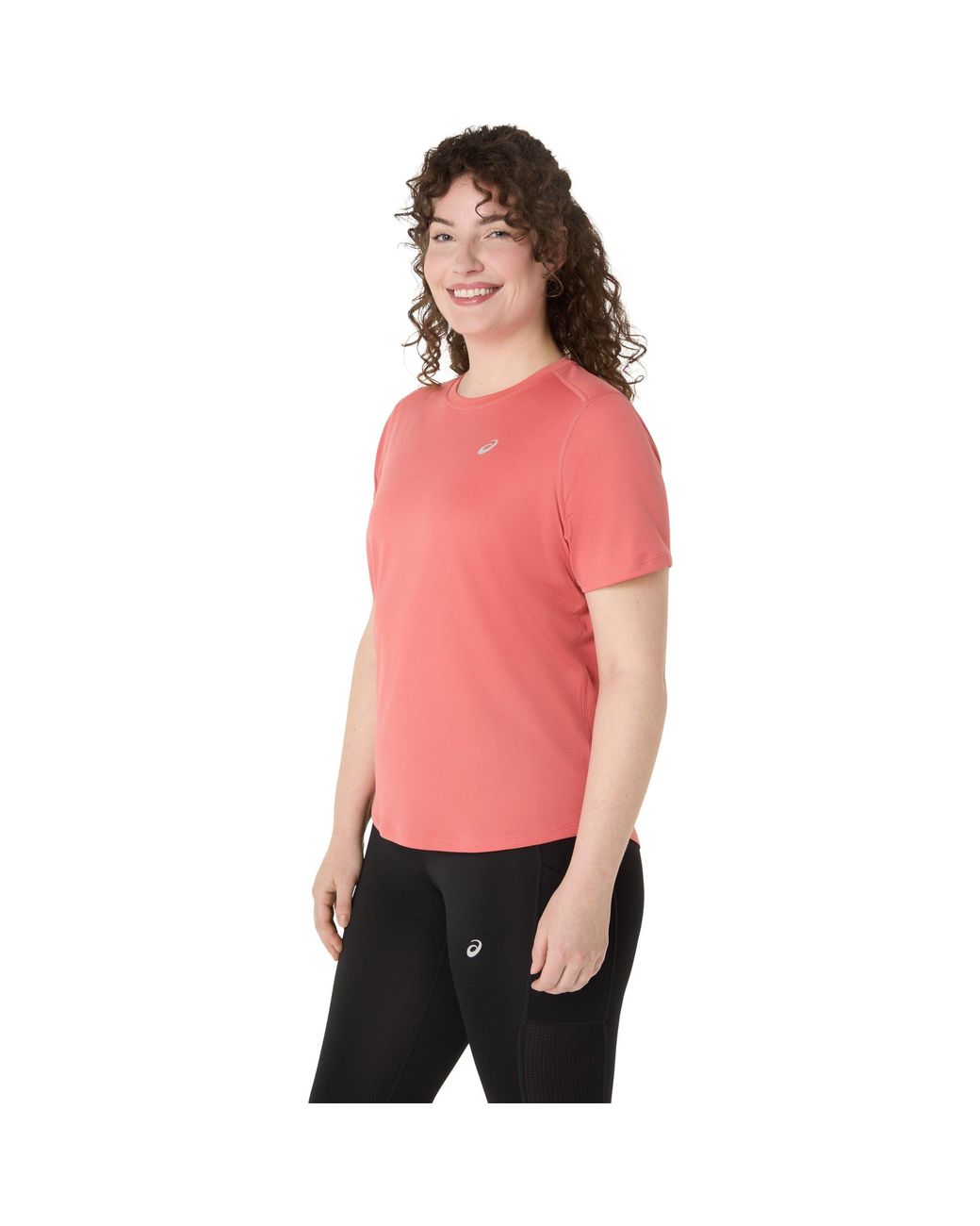 Asics Red Core Ss Top Running