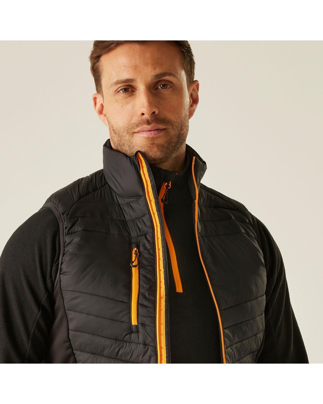 Regatta Black Navigate Hybrid Bodywarmer for men