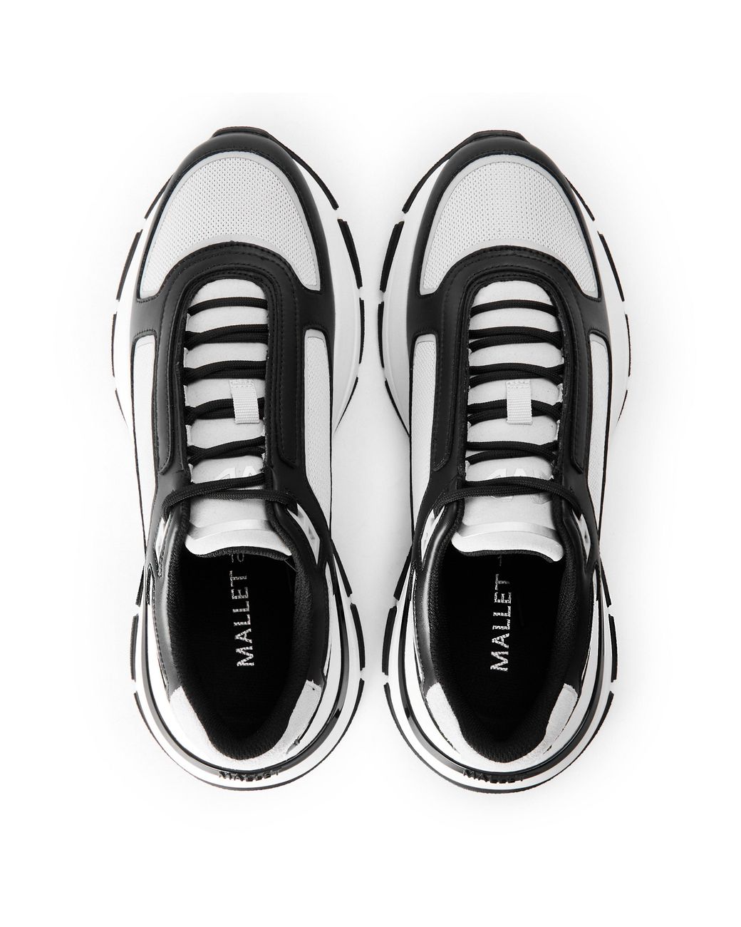 Mallet Black Alton Low-Top Trainers for men