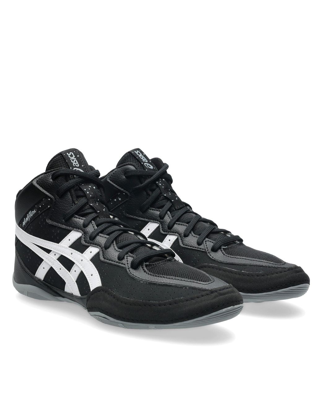 Asics Black Matflex Mid Cut Boxing Boot for men