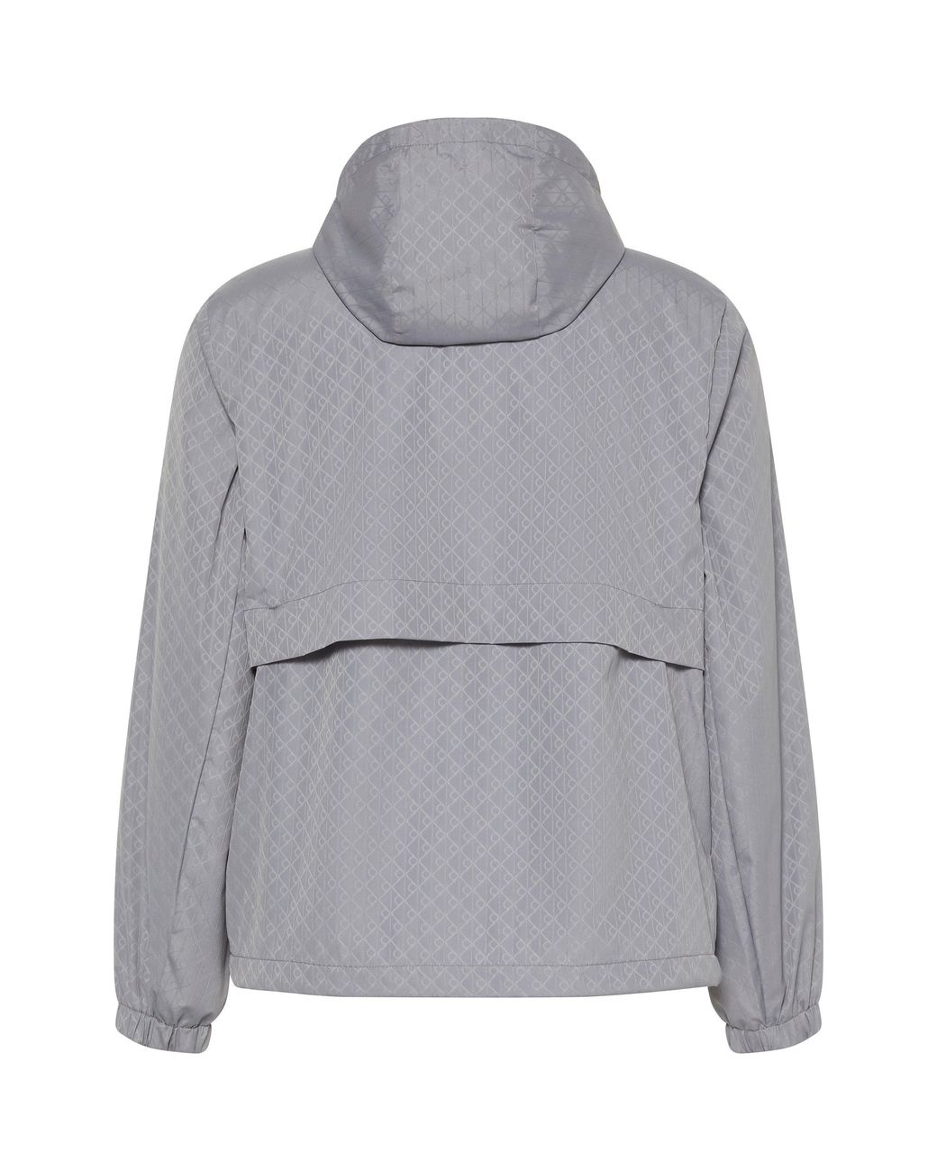 Calvin Klein Gray Ckj All Over Print Lightweight Windbreaker for men